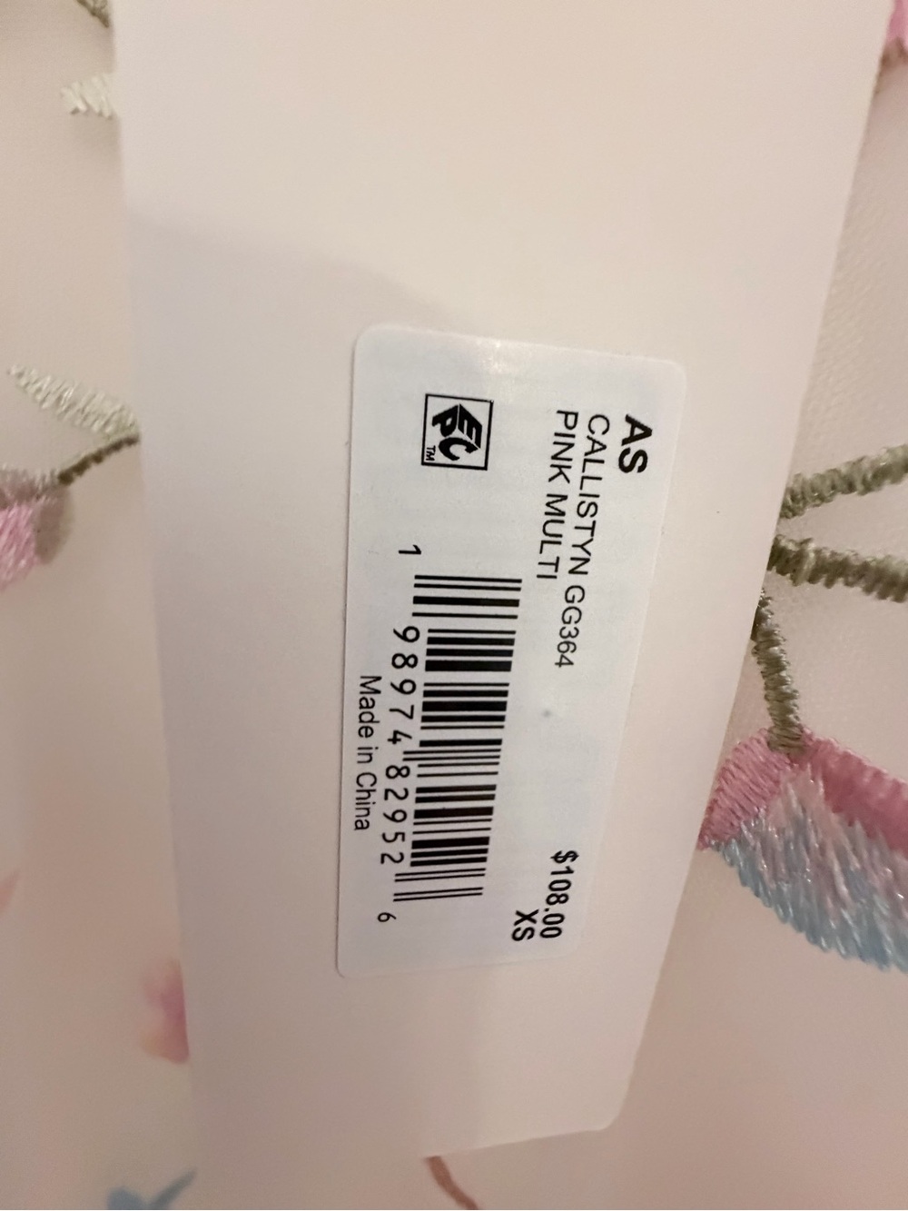 Altar'd State NWT  Callistyn Embroiderd  Pink Floral Tulle Midi Skirt Ex Small - Picture 5 of 10